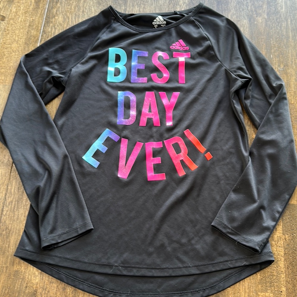 Adidas girls long sleeve shirt